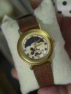 Used Vintage Seiko Alba Mickey Mouse Moonphase V535-6A10 Wristwatch - The Japanese Factory