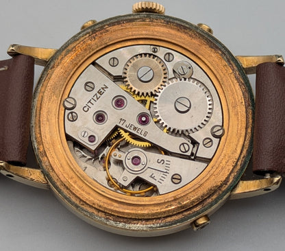 Vintage Citizen Triple Calendar Watch Nivaflex - The Japanese Factory