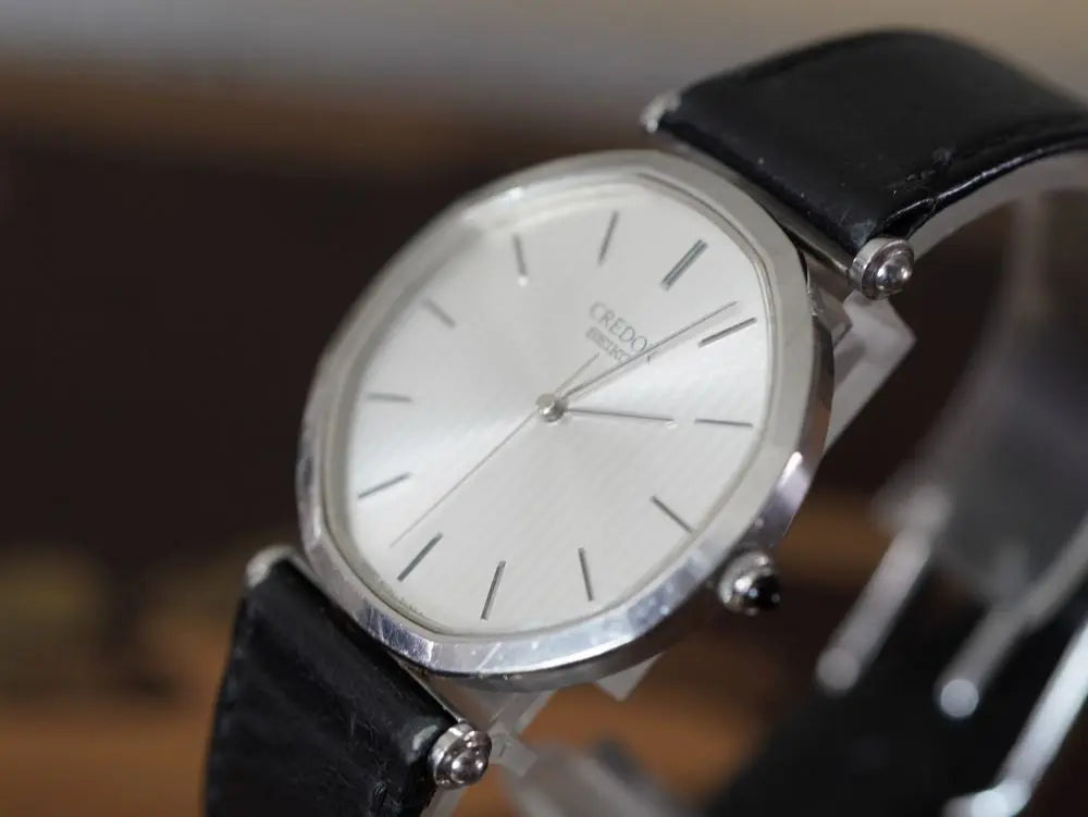 Vintage Seiko Credor 6030-5100 Minimalist Quartz Dress Watch - The