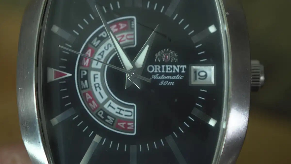 Vintage Orient FNAA-C0 CS Black Jack Casino Dial Automatic Watch