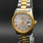 Vintage Orient President Day Date Two Toned Watch - The Japanese Factory