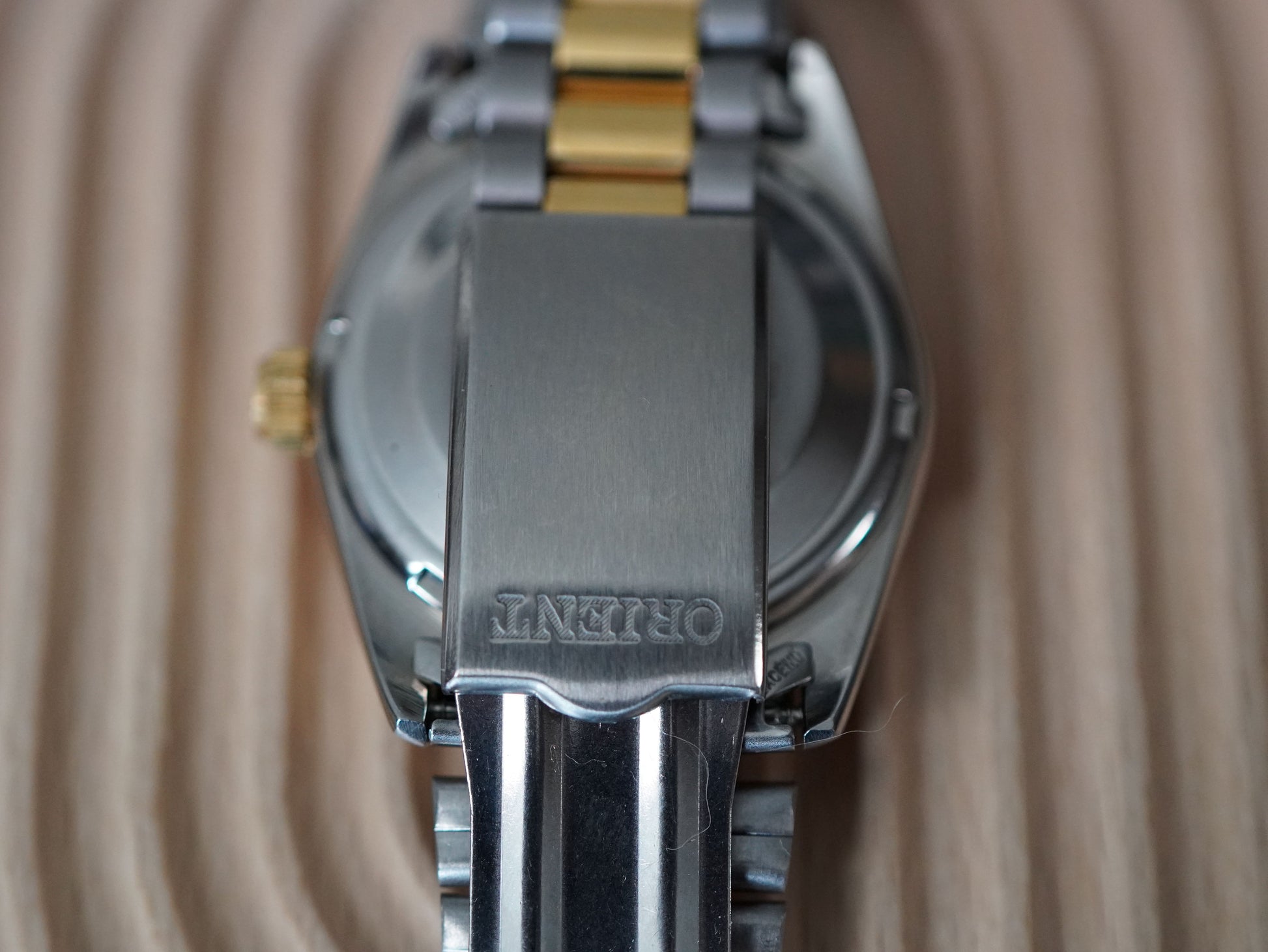 Vintage Orient President Day Date Two Toned Watch - The Japanese Factory