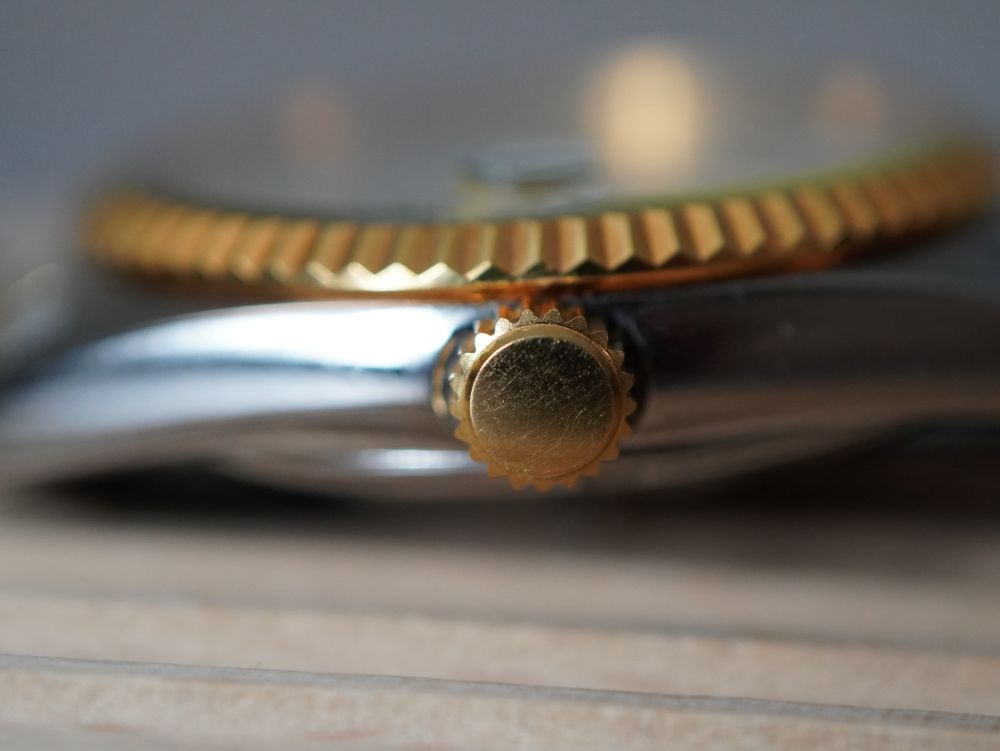 Vintage Orient President Day Date Two Toned Watch - The Japanese Factory