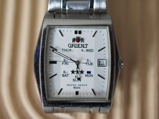 Vintage Orient TriStar PMAA-C0 CS Japanese Men's Watch - The Japanese Factory