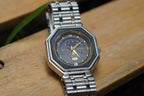 Vintage Seiko 5 Moon Phase 6347-5000 October 1986 Suwa Dial Automatic Men's Wristwatch - The Japanese Factory