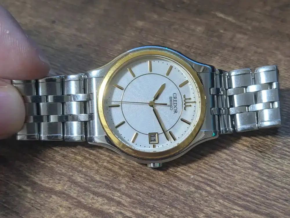 Vintage Seiko Credor 8J86-7A00 18kt Gold Quartz Dress Watch - The Japanese Factory