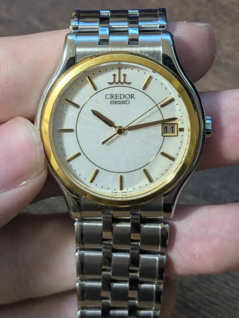 Vintage Seiko Credor 8J86-7A00 18kt Gold Quartz Dress Watch - The Japanese Factory