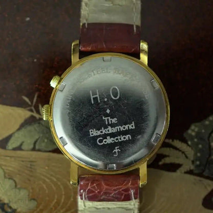 Vintage Seiko The Blackdiamond Collection GMT Watch