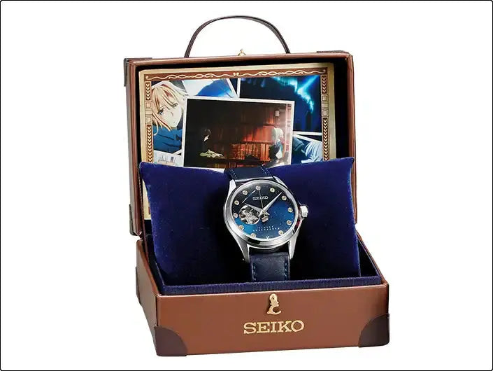 Violet Evergarden Story 6 & 10 x Seiko Mechanical Watch Limited Violet Evergarden Story 6 & 10 x Seiko Mechanical Watch Limited