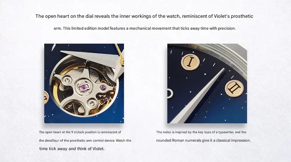 Violet Evergarden Story 6 & 10 x Seiko Mechanical Watch Limited Edition - The Japanese Factory