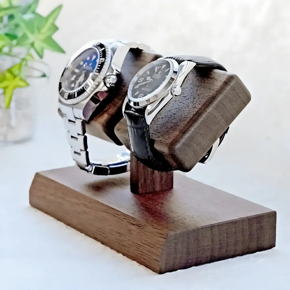 Wooden Watch Stand Made in Japan - The Japanese Factory