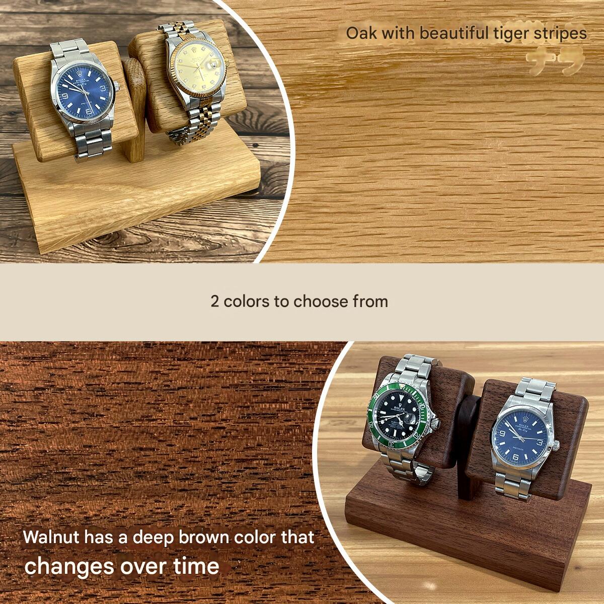 Wooden Watch Stand Made in Japan - The Japanese Factory