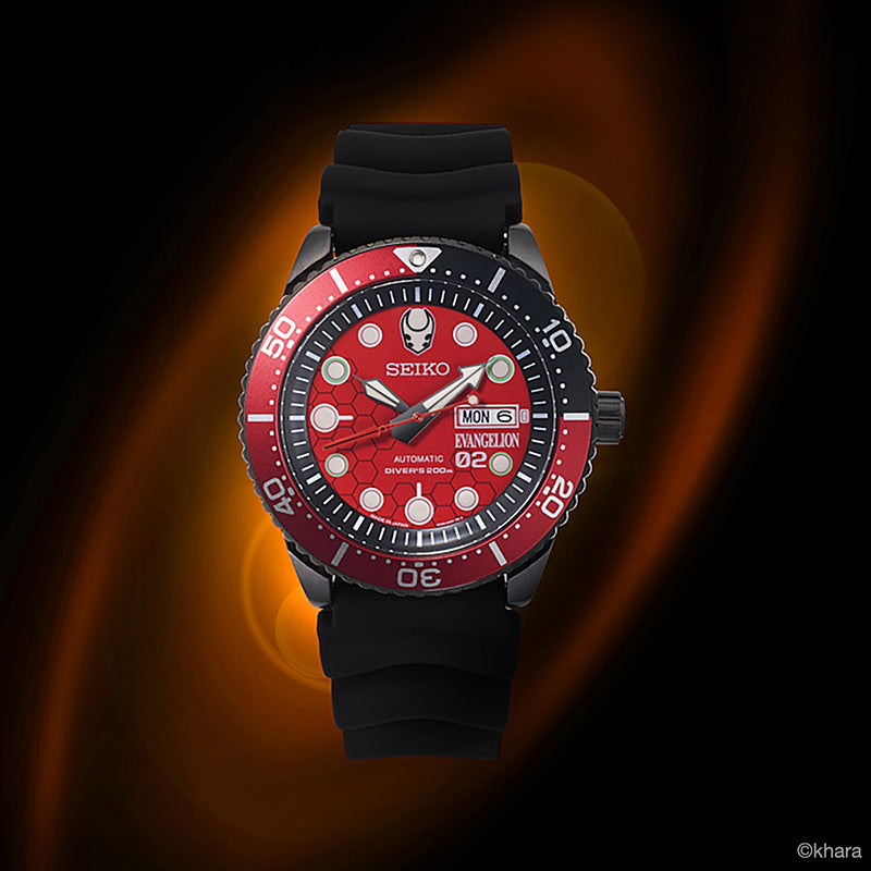 RADIO EVA x Seiko A347 EVA-02 Diver's Watch Limited Edition Wristwatch - The Japanese Factory