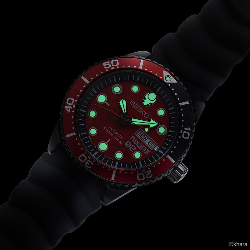 RADIO EVA x Seiko A347 EVA-02 Diver's Watch Limited Edition Wristwatch - The Japanese Factory
