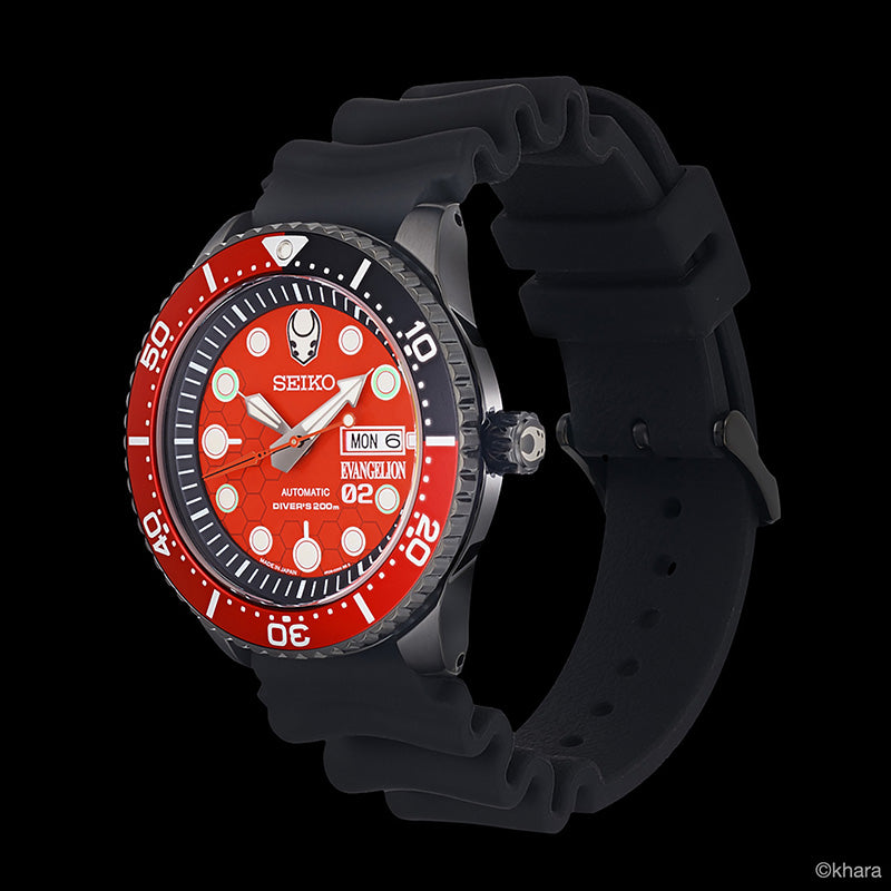 RADIO EVA x Seiko A347 EVA-02 Diver's Watch Limited Edition Wristwatch - The Japanese Factory