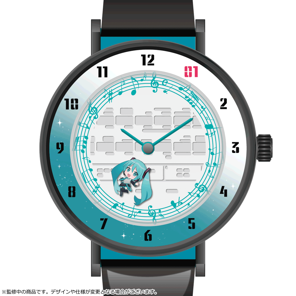 Hatsune Miku x SuperGroupies Model Watch Limited Edition Japanese Wristwatch