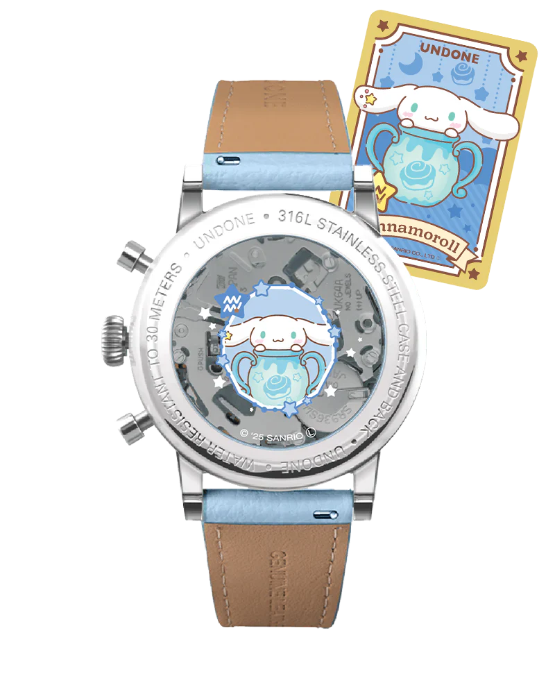 UNDONE × CINNAMOROLL WATCH DREAMY BLUE JAPAN-ONLY MODEL [Pre-order for early April]