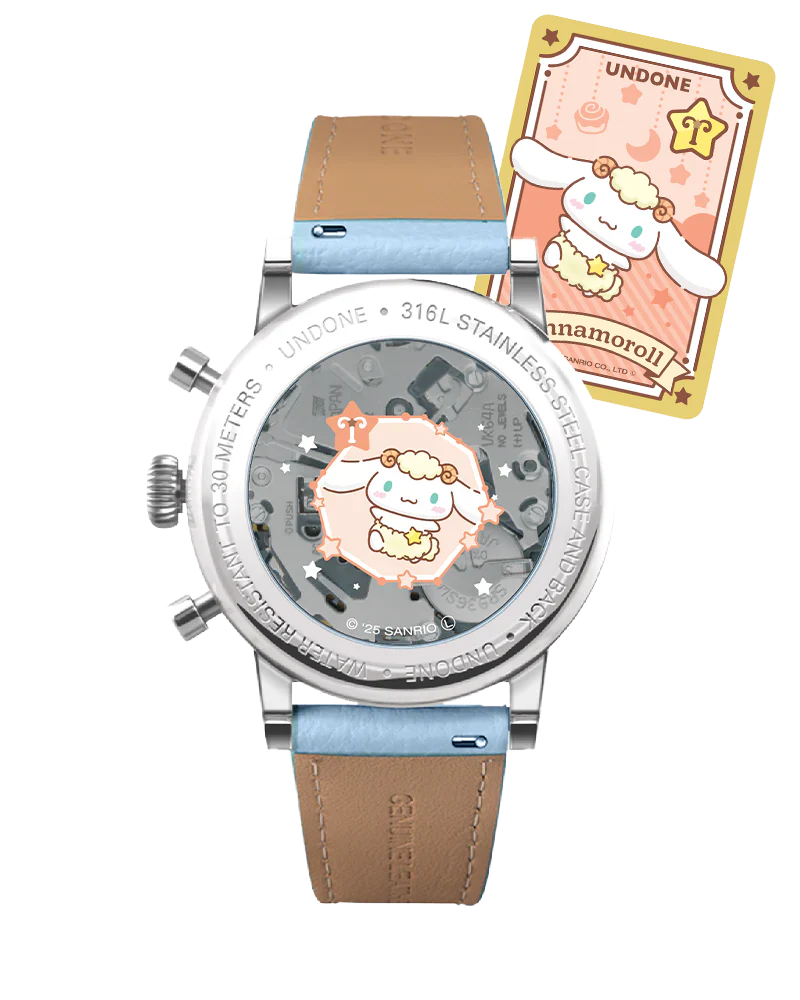 UNDONE × CINNAMOROLL WATCH DREAMY BLUE JAPAN-ONLY MODEL [Pre-order for early April]