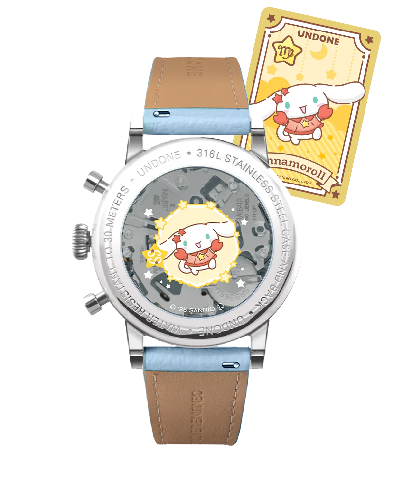 UNDONE × CINNAMOROLL WATCH DREAMY BLUE JAPAN-ONLY MODEL [Pre-order for early April]