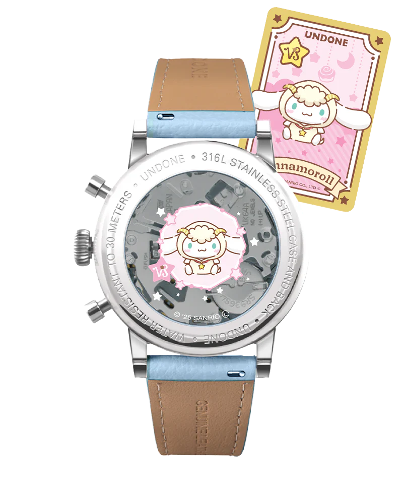 UNDONE × CINNAMOROLL WATCH DREAMY BLUE JAPAN-ONLY MODEL [Pre-order for early April]