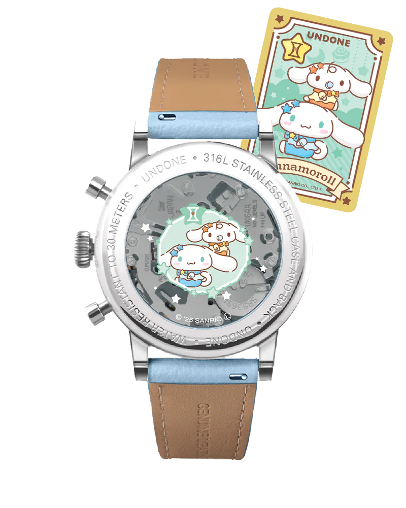 UNDONE × CINNAMOROLL WATCH DREAMY BLUE JAPAN-ONLY MODEL [Pre-order for early April]