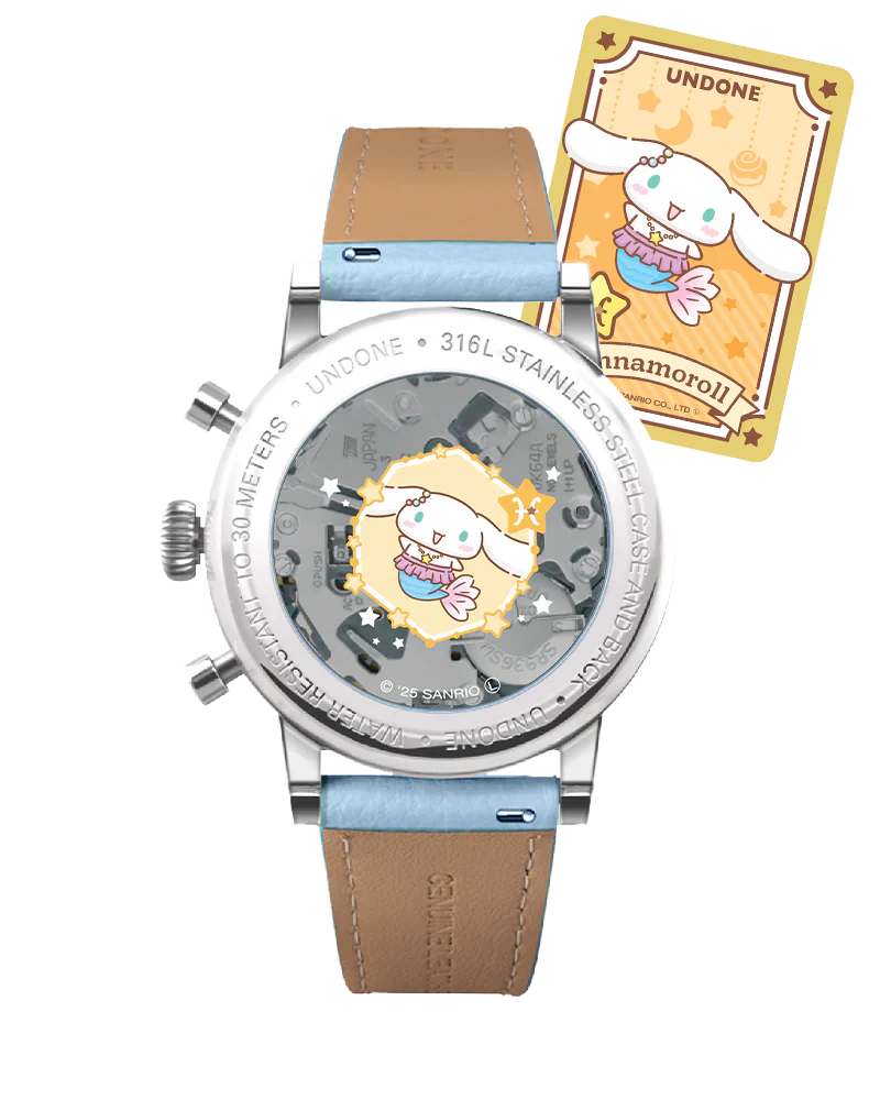 UNDONE × CINNAMOROLL WATCH DREAMY BLUE JAPAN-ONLY MODEL [Pre-order for early April]
