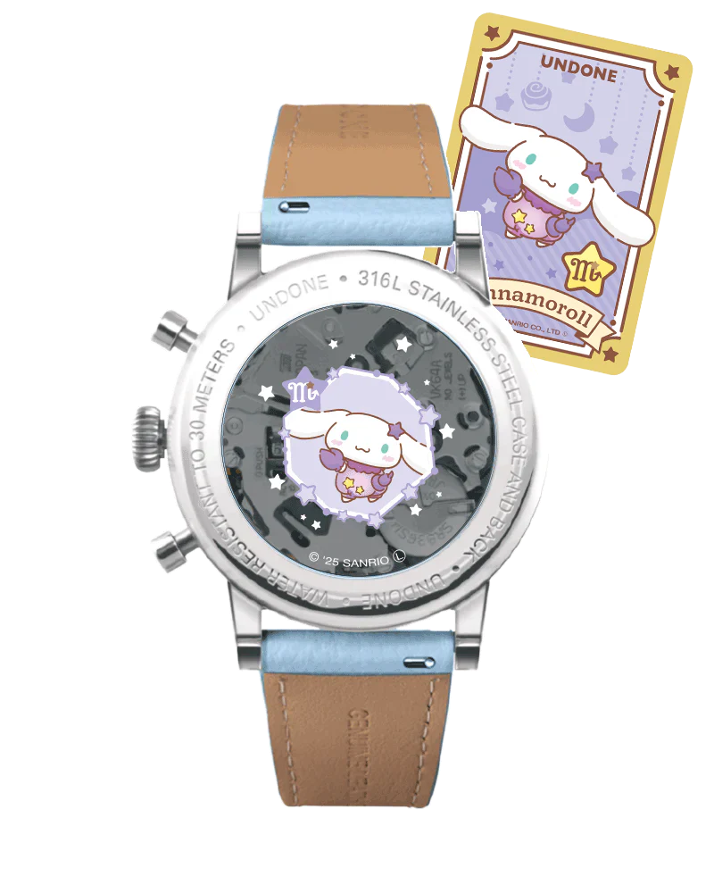 UNDONE × CINNAMOROLL WATCH DREAMY BLUE JAPAN-ONLY MODEL [Pre-order for early April]
