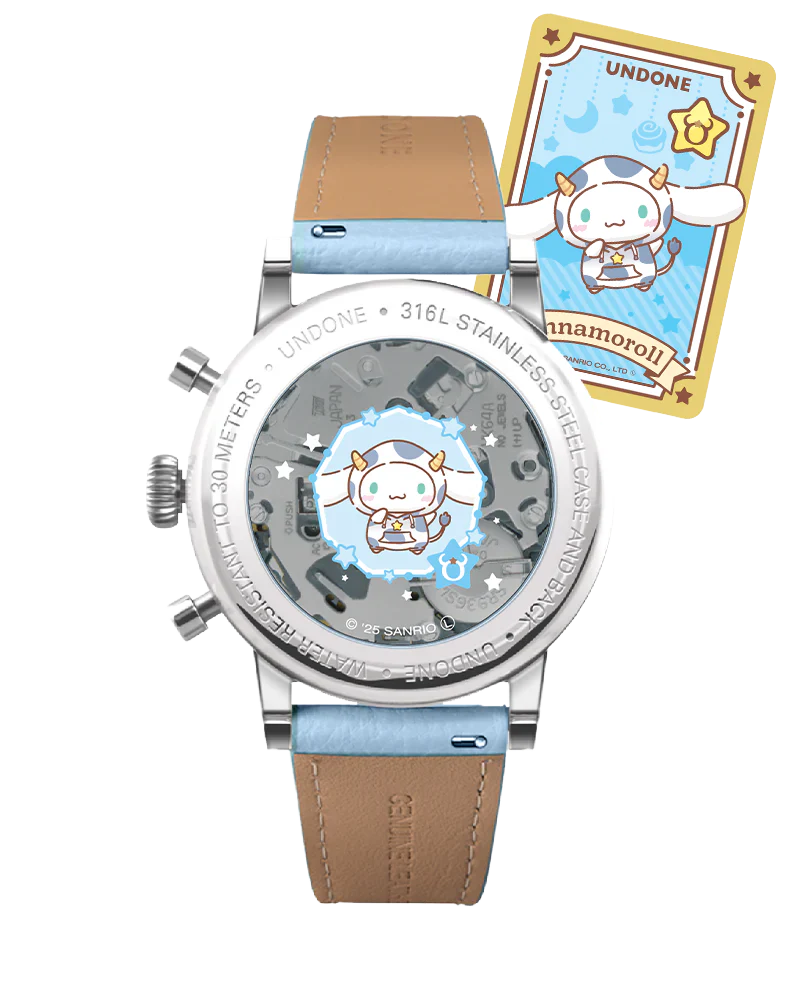 UNDONE × CINNAMOROLL WATCH DREAMY BLUE JAPAN-ONLY MODEL [Pre-order for early April]