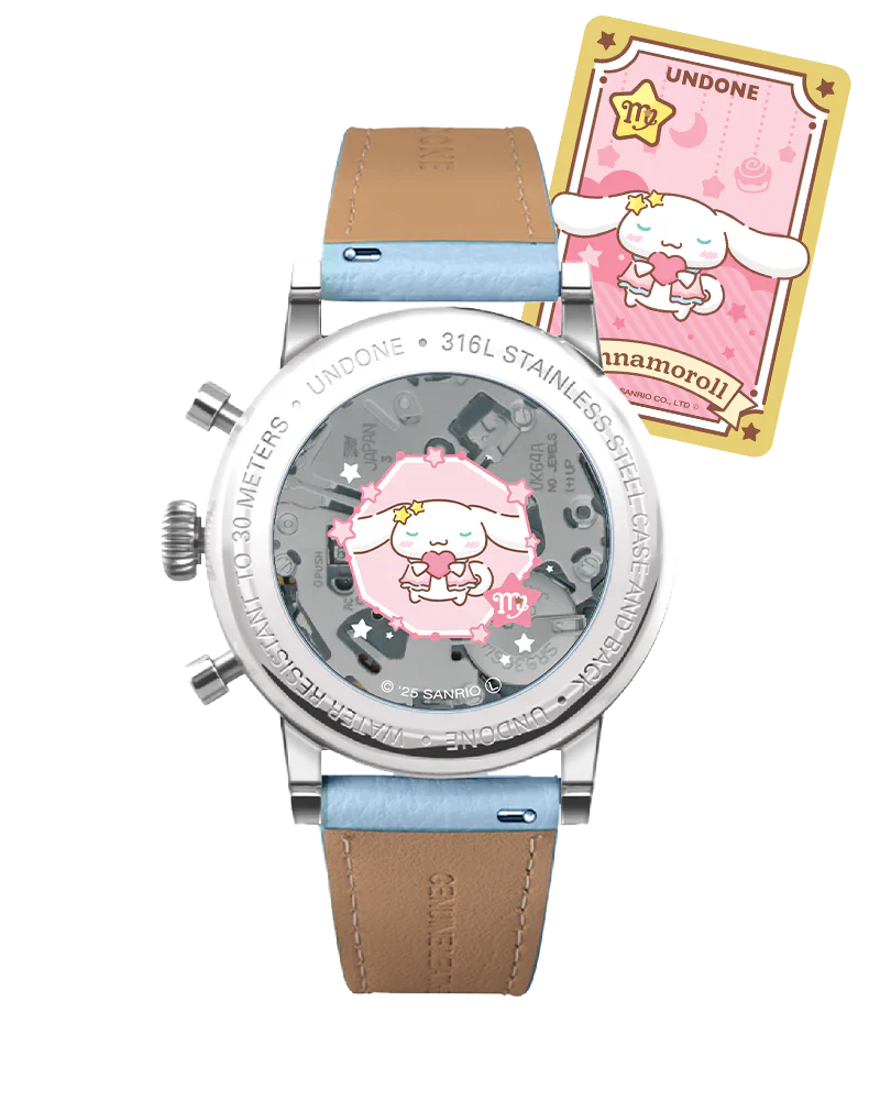 UNDONE × CINNAMOROLL WATCH DREAMY BLUE JAPAN-ONLY MODEL [Pre-order for early April]