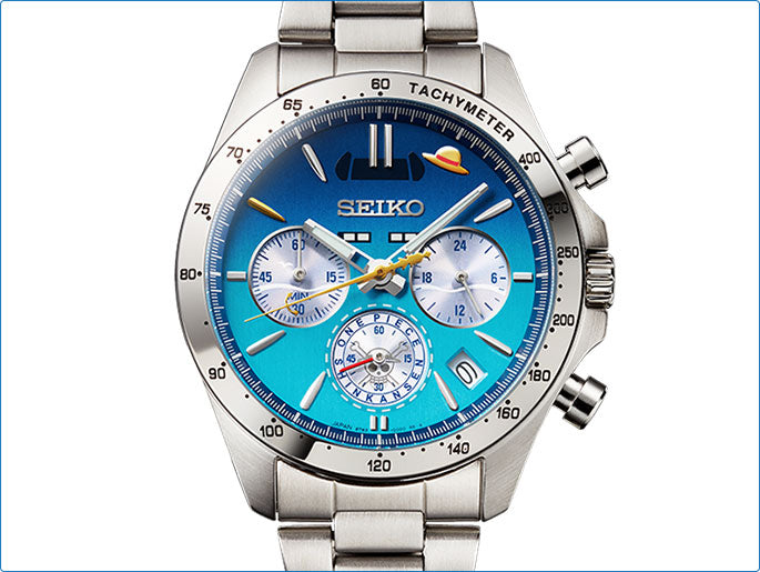 ONE PIECE Shinkansen Watch Seto Inland Sea Blue Train Model Limited Edition Wristwatch