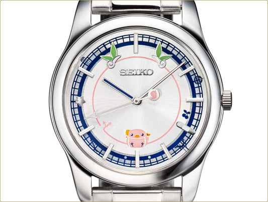 Monogatari Series x Seiko Collaboration Watch with Acrylic Display Stand (Mayoi Hachikuji)