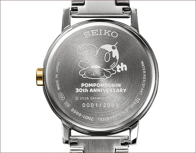 Pompompurin 30th Anniversary Seiko Collaboration Watch Premico