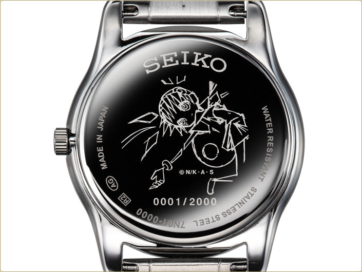 Monogatari Series x Seiko Collaboration Watch with Acrylic Display Stand (Mayoi Hachikuji)