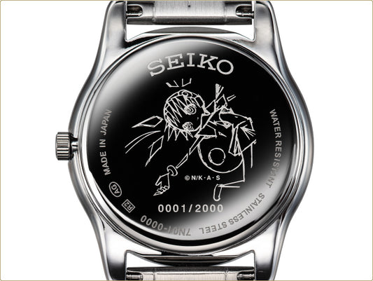 Monogatari Series x Seiko Collaboration Watch with Acrylic Display Stand (Mayoi Hachikuji)