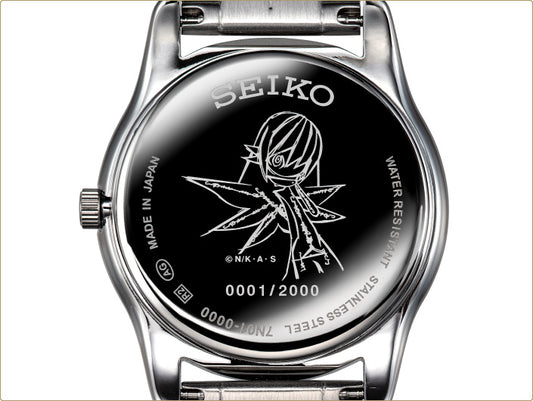 Monogatari Series x Seiko Collaboration Watch with Acrylic Display Stand (Shinobu Oshino)