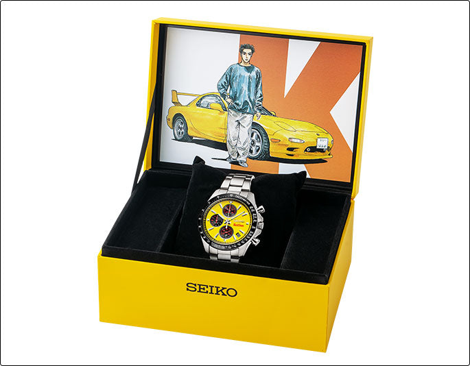 Initial D Seiko Watch x Takahashi Keisuke RX-7 FD3S Model Limited Edition