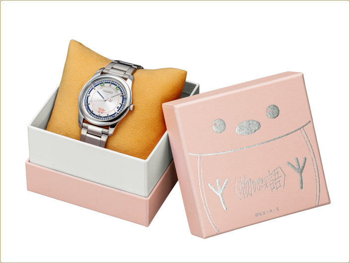 Monogatari Series x Seiko Collaboration Watch with Acrylic Display Stand (Mayoi Hachikuji)