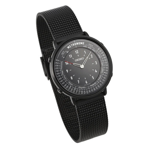 Seiko Metronome Watch - Standard Line Full Metal Mesh Black – The