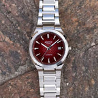 Casio EDIFICE EFK-200D-4A Automatic Red Gradient Dial Japanese Men's Wristwatch - The Japanese Factory