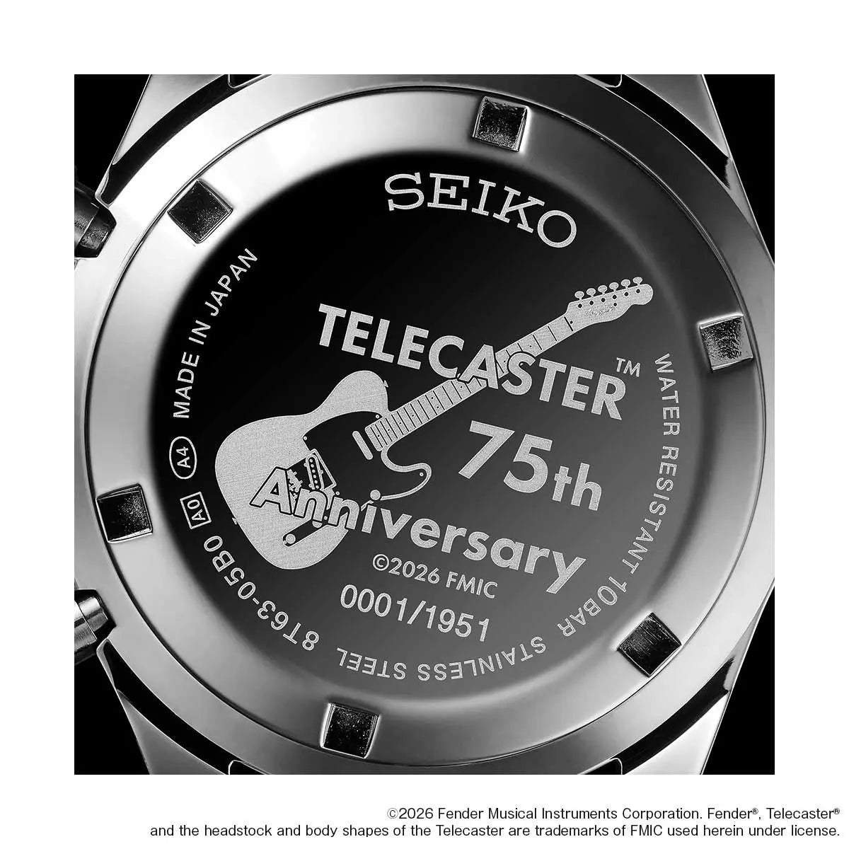 Fender Telecaster 75th Anniversary Official Limited Edition Japanese Men's Wristwatch - The Japanese Factory