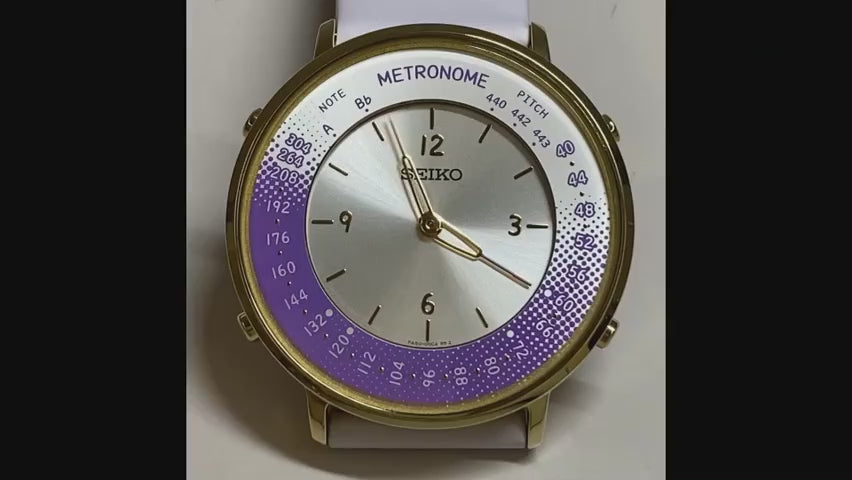 Seiko Metronome Watch SMW003B Casual Line (Purple) - The Japanese Factory
