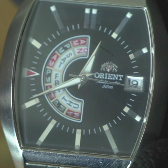 Vintage Orient FNAA-C0 CS Black Jack Casino Dial Automatic Watch