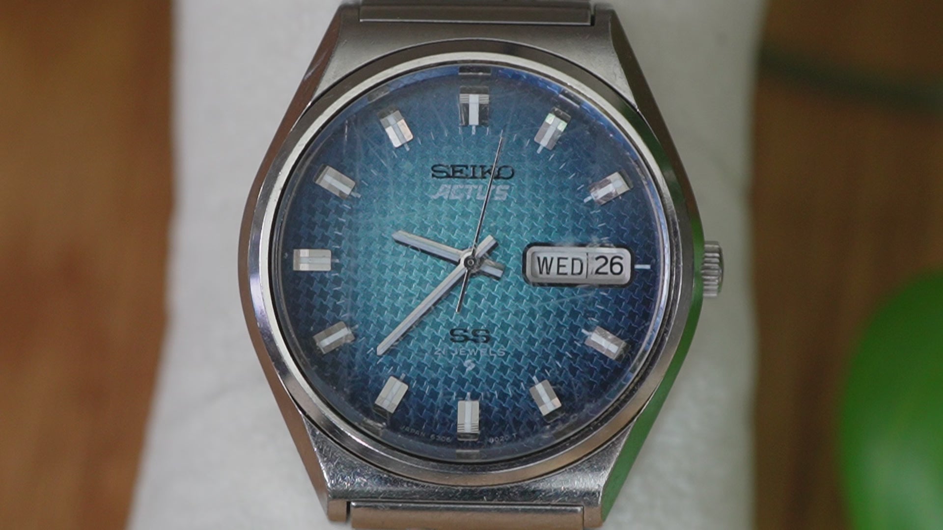 Vintage Seiko Actus 6306-8030 December 1976 Suwa Dial Automatic
