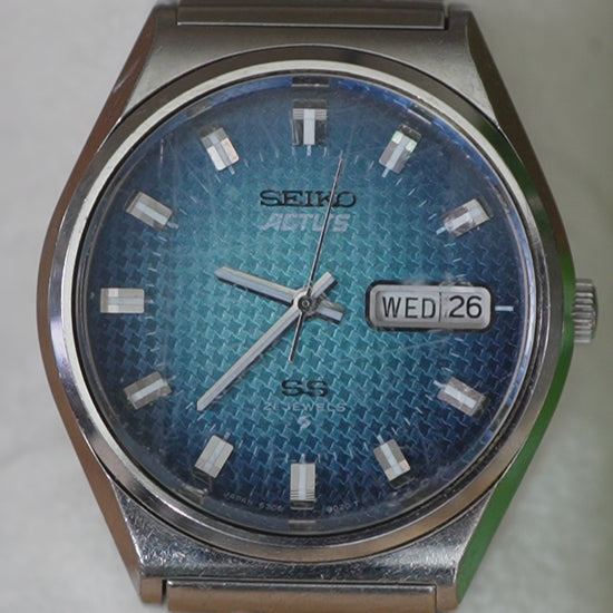 Vintage Seiko Actus 6306-8030 December 1976 Suwa Dial Automatic Men's Wristwatch - The Japanese Factory