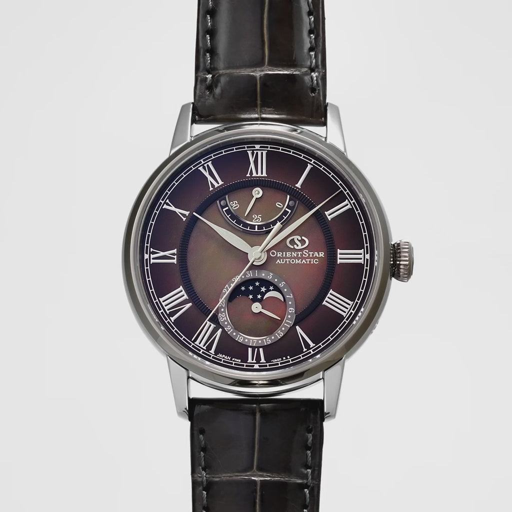 Orient Star Classic M45 F7 Mechanical Moon Phase RK-AY0120A Limited Edition Automatic Men's Wristwatch