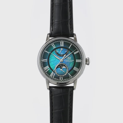 Orient Star Classic M45 F7 Mechanical Moon Phase RK-AY0114A Limited Edition Automatic Men's Wristwatch