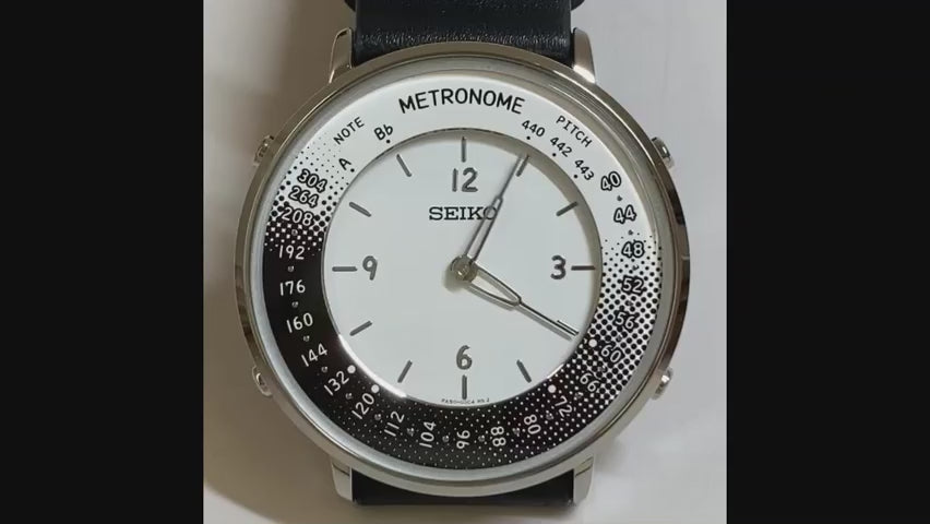Seiko Metronome Watch SMW001B Casual Line (Black) - The Japanese Factory