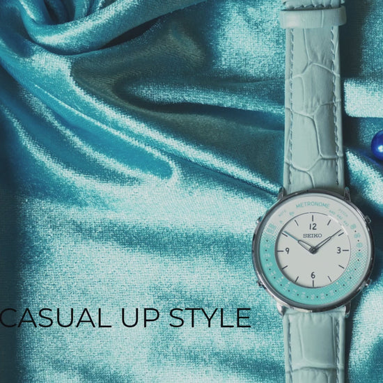 Seiko Metronome Watch SMW004BP Casual Up Style (Blue) Limited Edition - The Japanese Factory