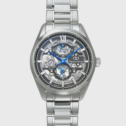 Orient Star Contemporary M34 F8 Skeleton RK-AZ0102N Hand Winding Mechanical Men's Wristwatch