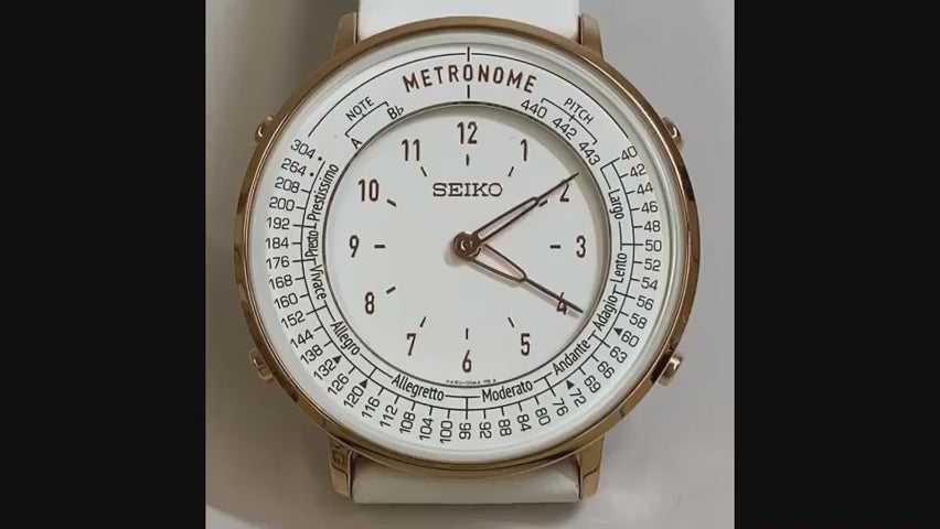 Seiko Metronome Watch SMW002A Standard Line (White) - The Japanese Factory